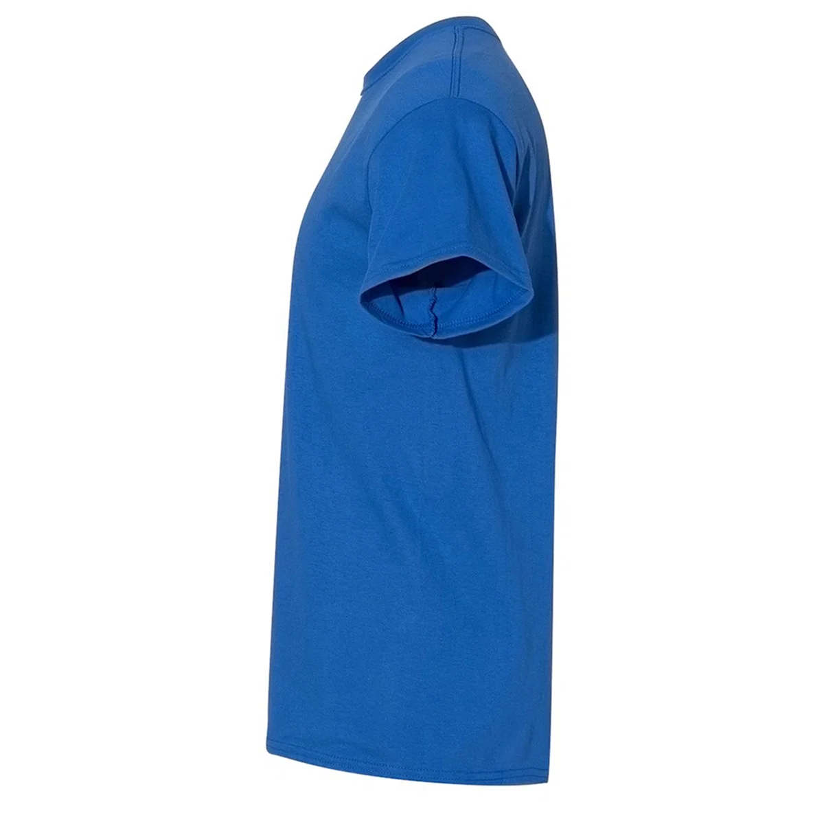 Back view of the plain cotton t-shirt