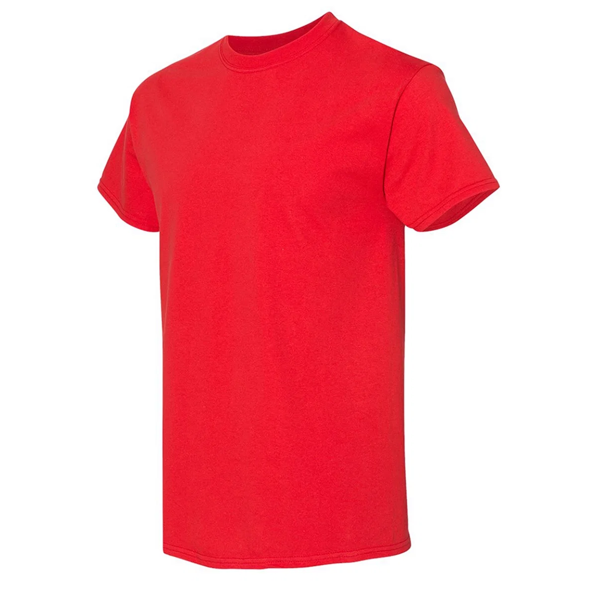 Folded shirt stacked to show the fabric weight