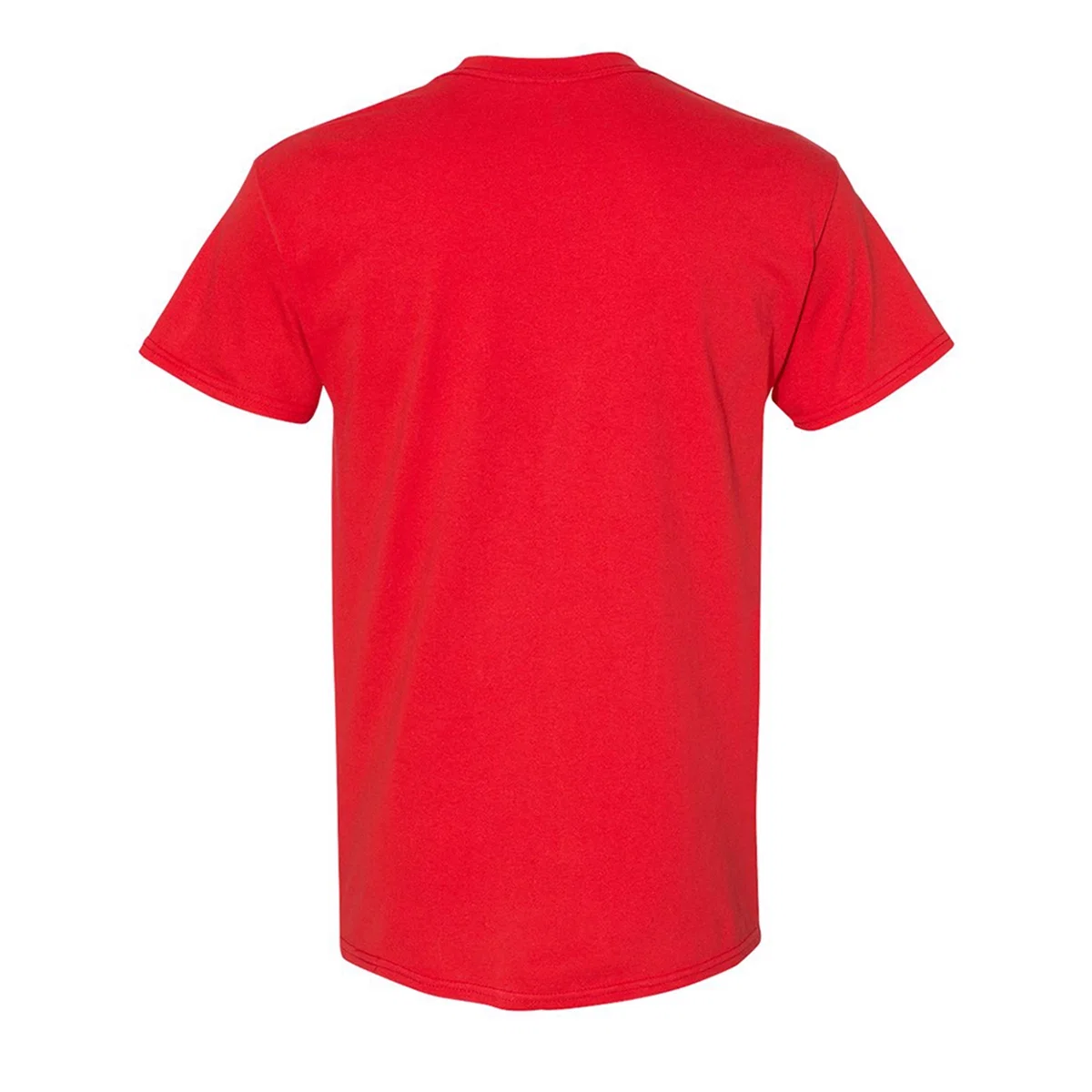 Side angle of the short-sleeve cotton tee
