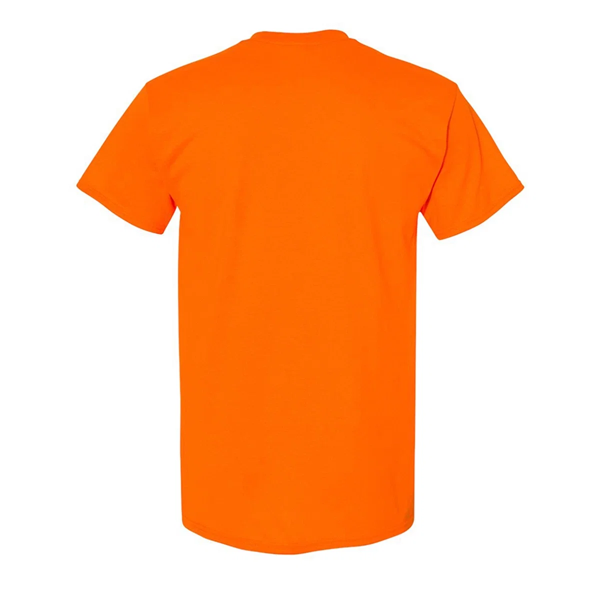 Hanging shirt viewed straight from the front