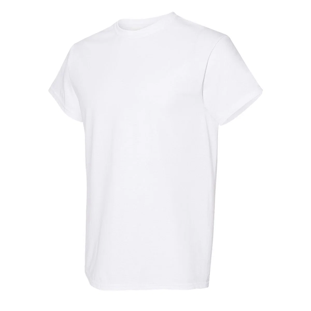 Fabric drape across the body of the shirt