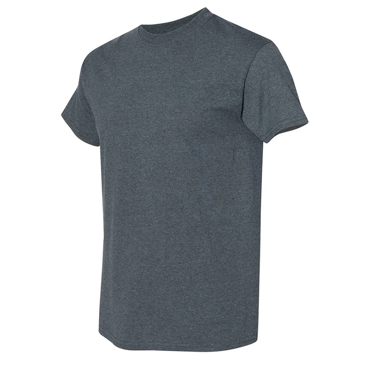 Royal blue cotton tee pictured from the front