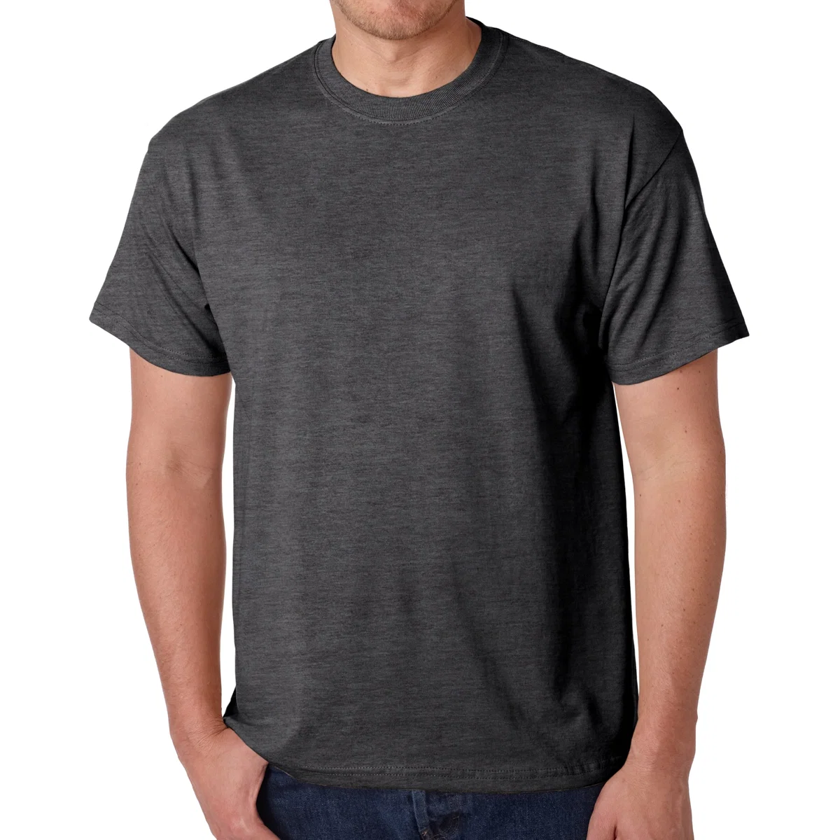 Ribbed collar seam viewed close to the shoulder