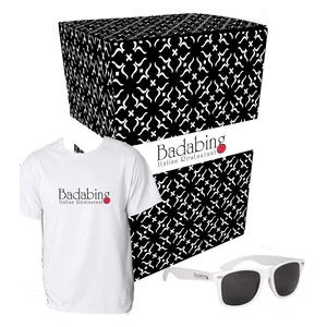 Gildan® T-Shirt And Sunglasses Combo Set With Custom Box