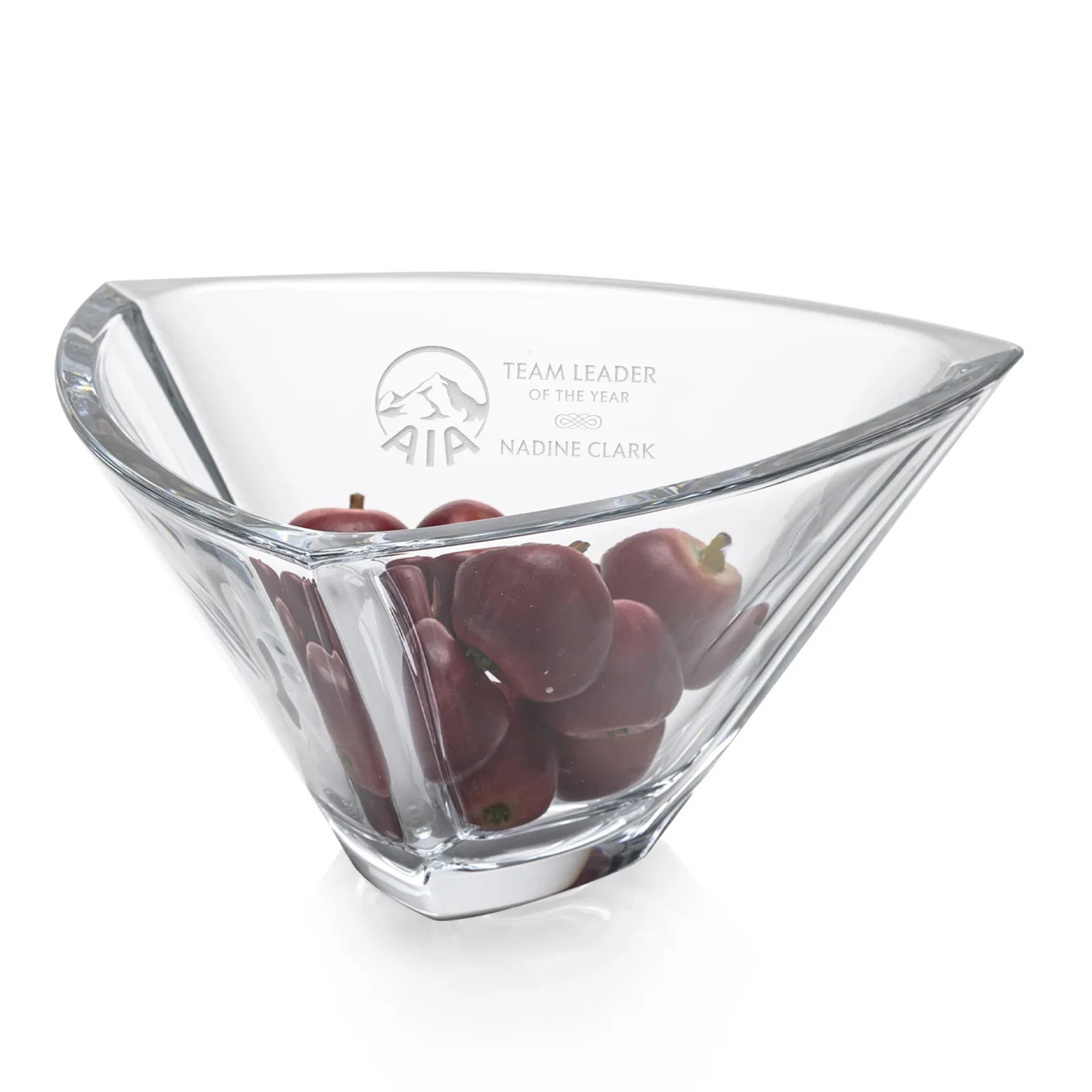 Custom Lead Free Crystalline Bowl - Giosetta for sales achievement awards