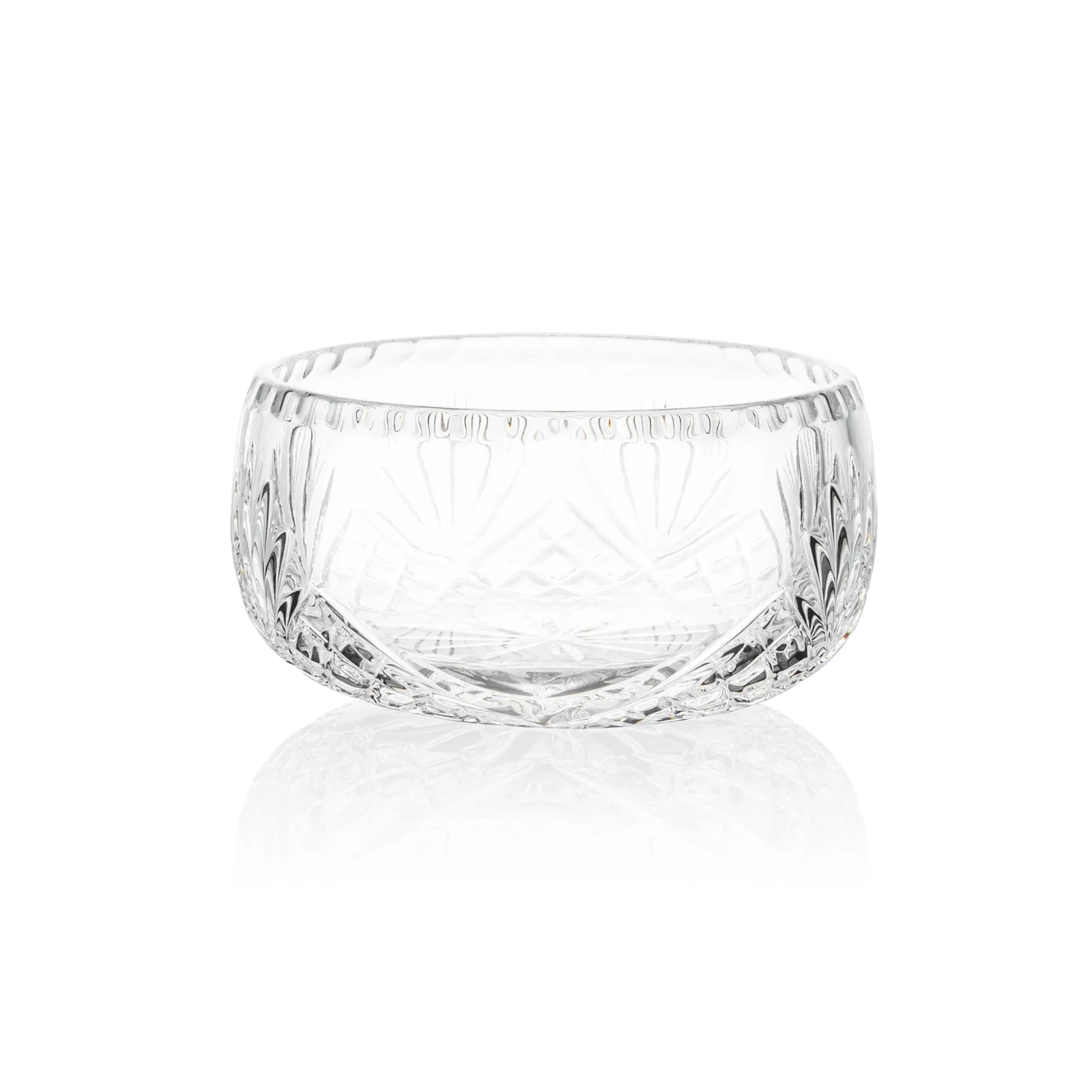 Custom 24% Lead Crystal Bowl Award for retirement presentations