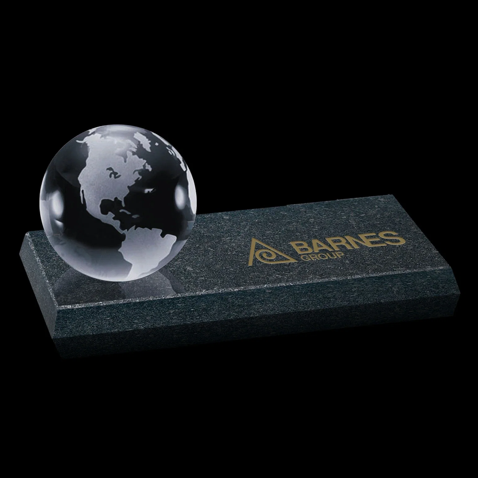 Globe with Granite Base — view 2