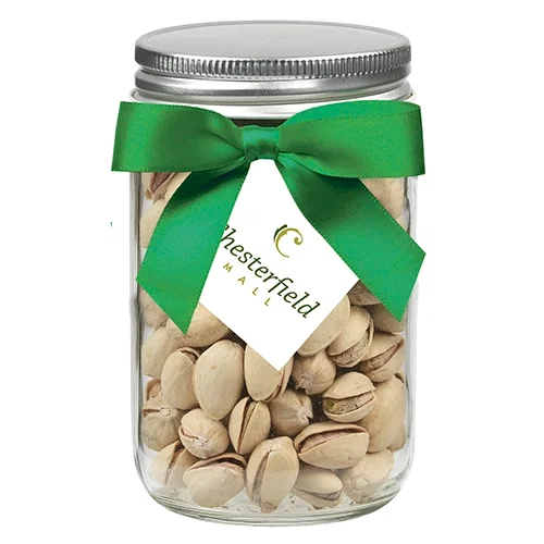 Glass Mason Jars with Satin Bow (12 oz) — view 11