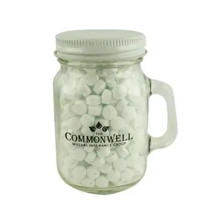 Glass Mini Mason Jars - Chocolate Buttons — view 4