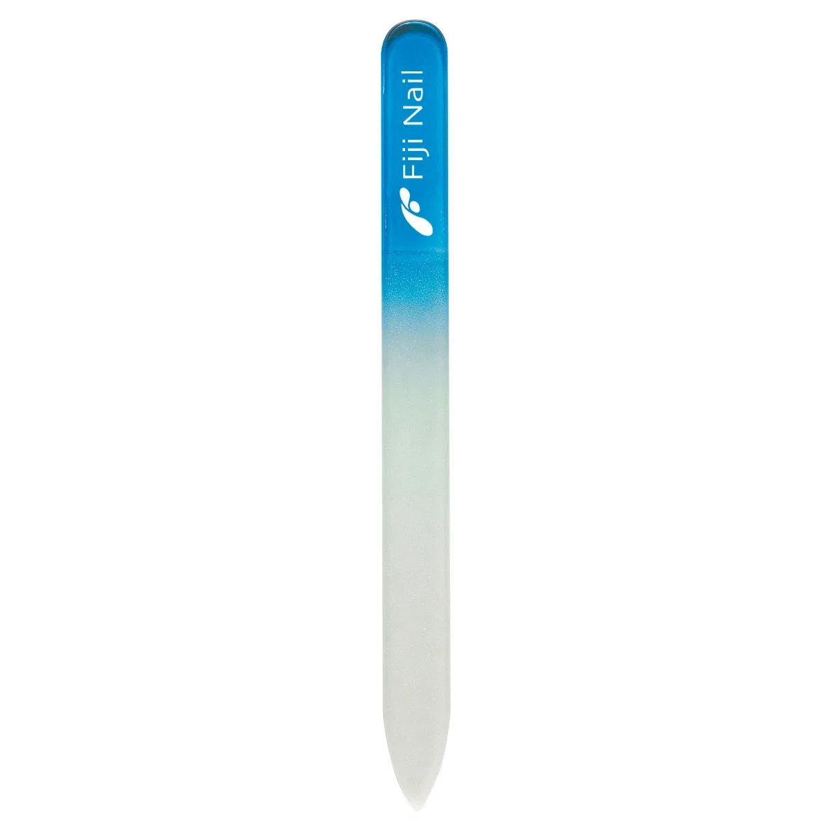 Nail file resting beside the protective sleeve it slides into