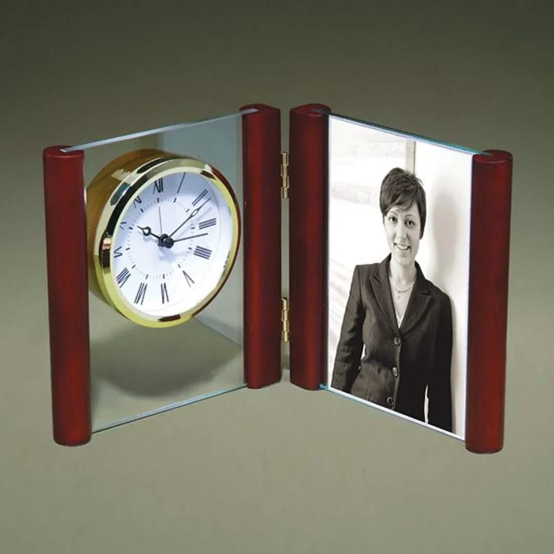 4x6 Photo & Clock Glass Holder - Customizable — view 2