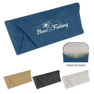 Slim glasses case measuring six and a half inches wide
