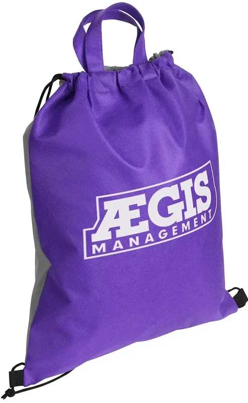 Customized Drawstring Backpack (2-Tone) — view 3