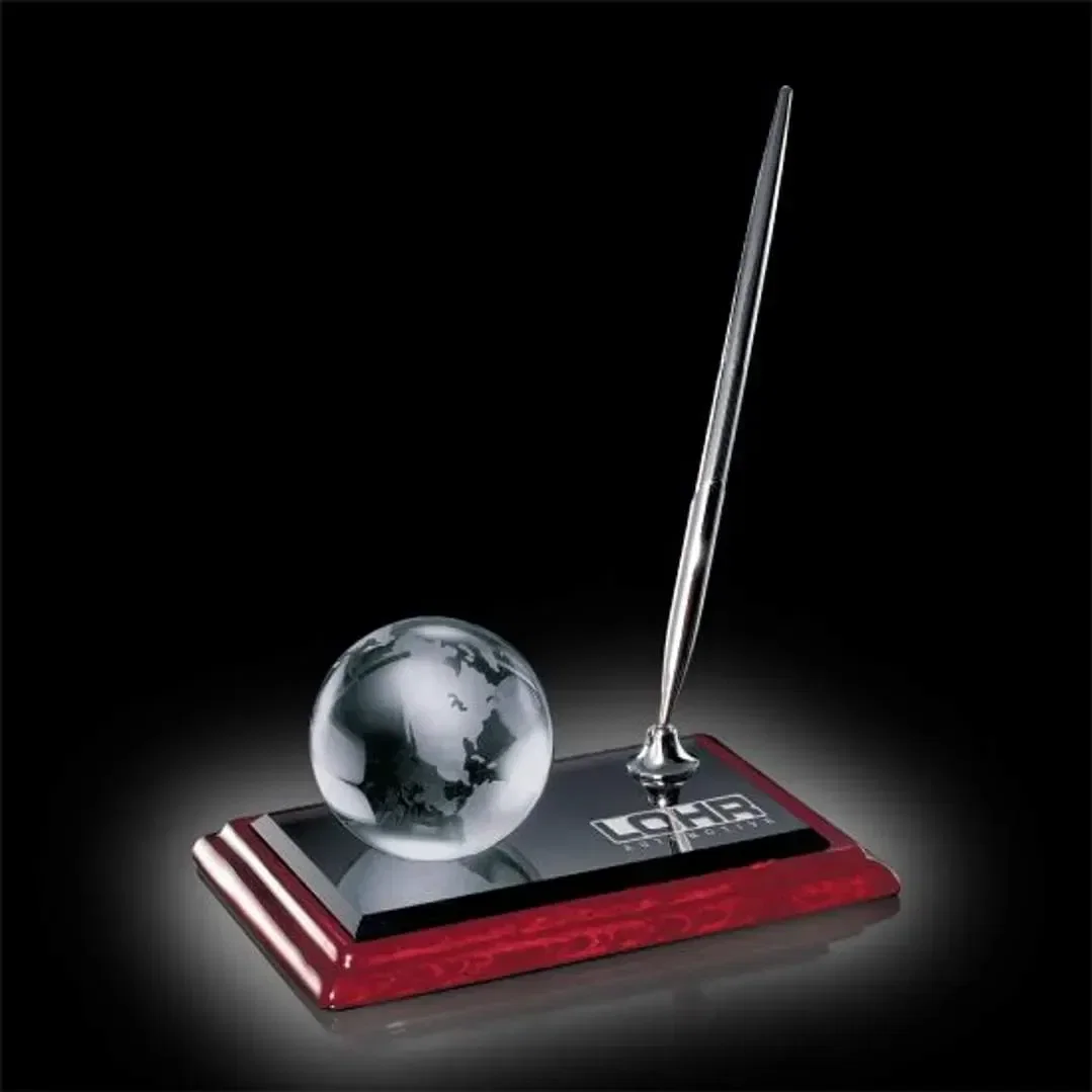 Globe on Albion™ Pen Holder — view 2