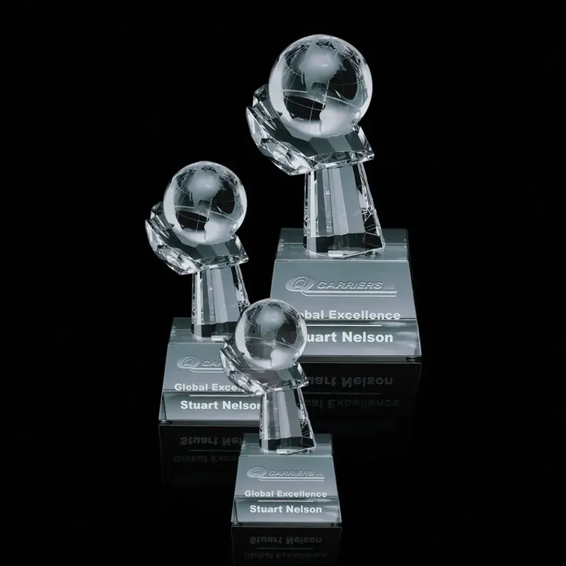 Globe on Hand Award β view 1