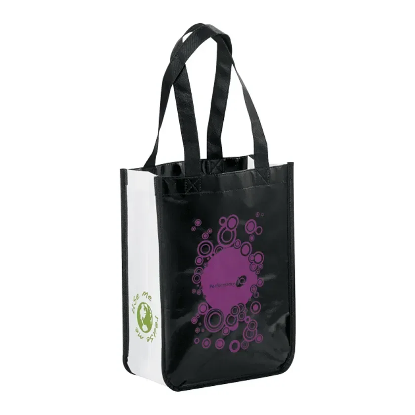 Personalized Laminated Non-Woven Gift Tote — view 4