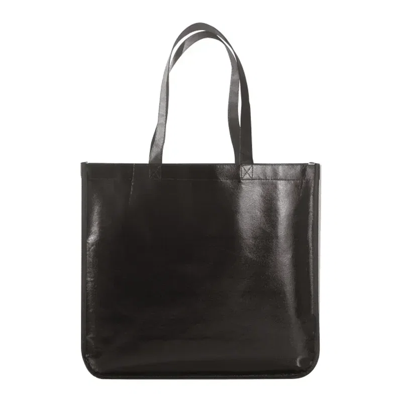 Gloss Laminated Non-Woven Shopper Tote — view 4