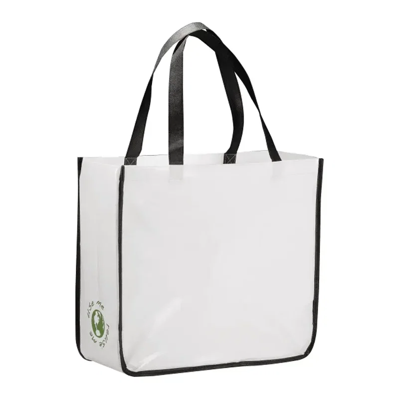 Gloss Laminated Non-Woven Shopper Tote — view 6