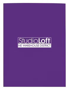 Custom Gloss Paper Folder