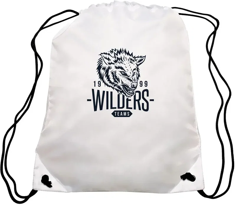 Custom GO-EZ Polyester Drawstring Backpack — view 13