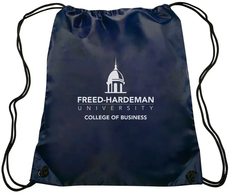 Custom GO-EZ Polyester Drawstring Backpack — view 14