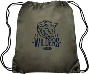 Custom GO-EZ Polyester Drawstring Backpack