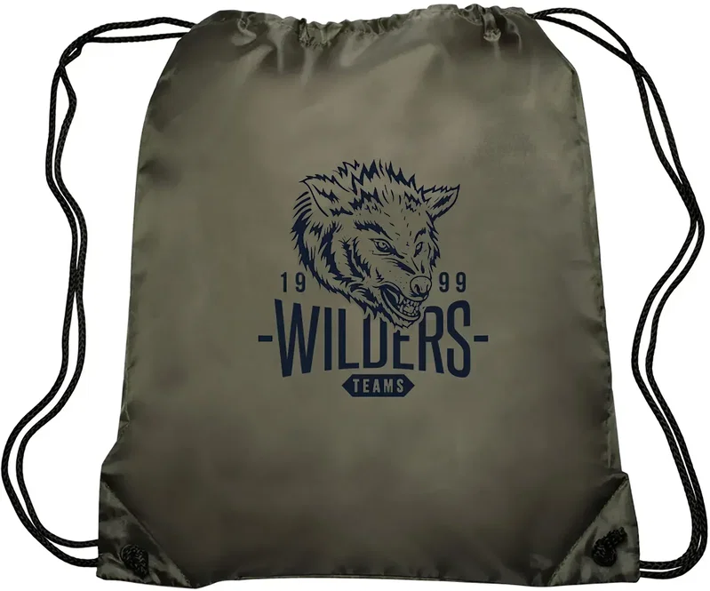Custom GO-EZ Polyester Drawstring Backpack — view 4