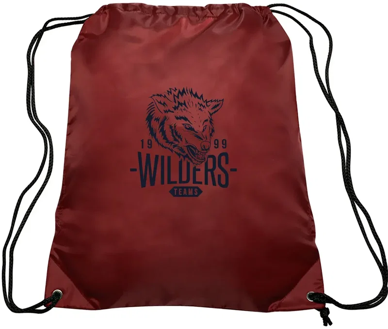 Custom GO-EZ Polyester Drawstring Backpack — view 6