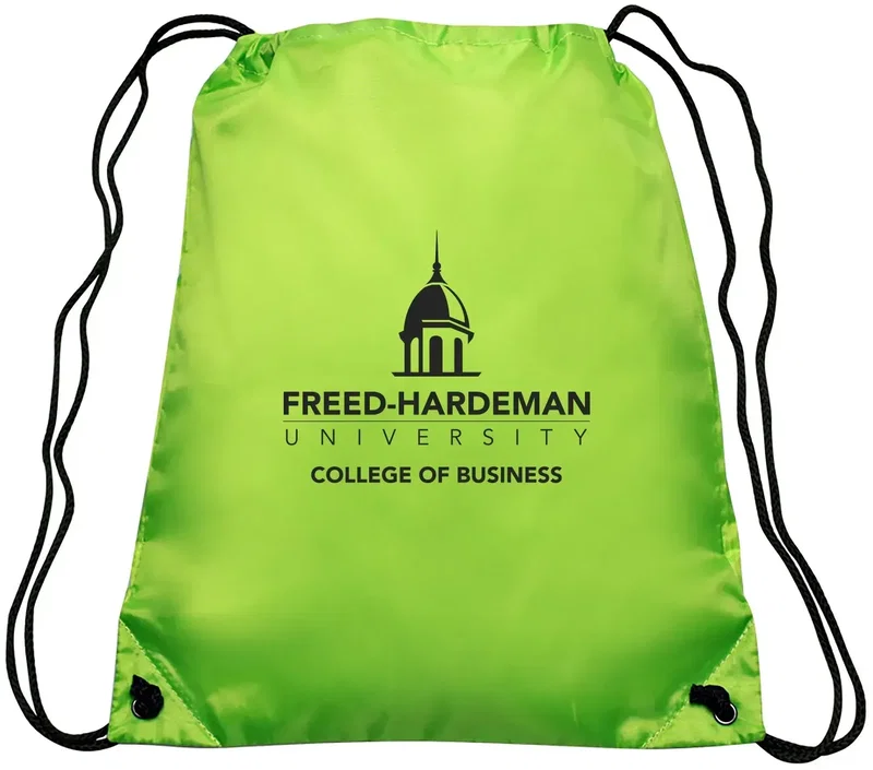 Custom GO-EZ Polyester Drawstring Backpack — view 7