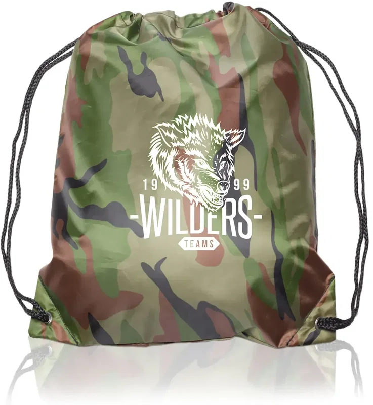 Custom GO-EZ Polyester Drawstring Backpack — view 9