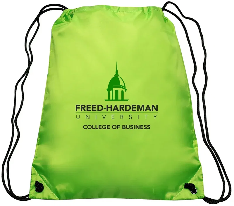 EZ-Draw Polyester Backpack - Personalized Promotional Bag — view 13
