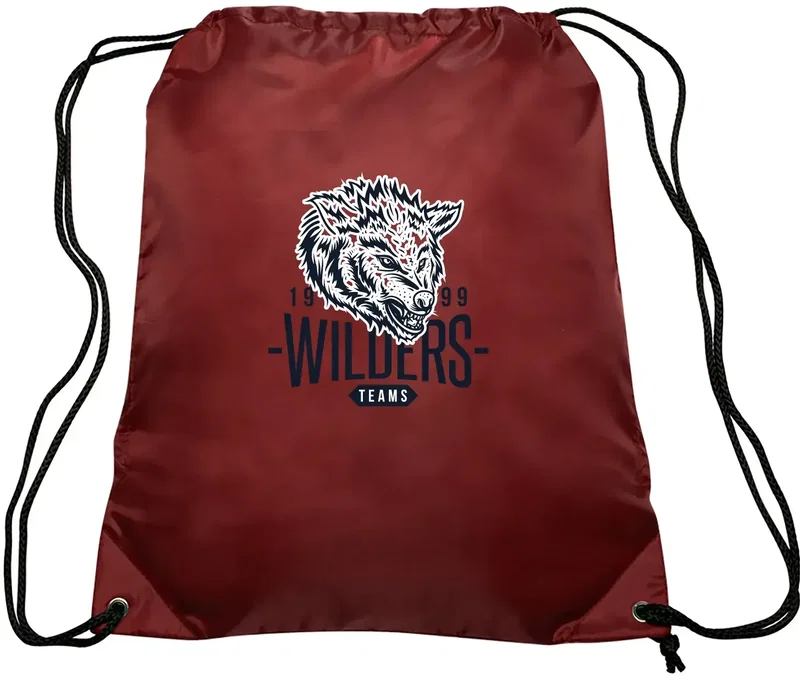 EZ-Draw Polyester Backpack - Personalized Promotional Bag — view 17