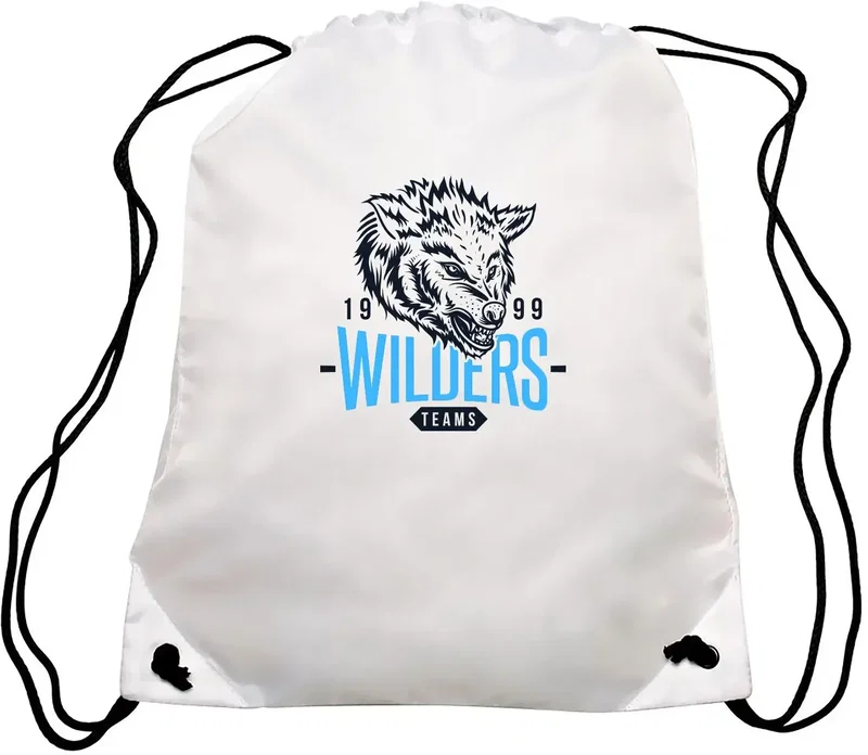 EZ-Draw Polyester Backpack - Personalized Promotional Bag — view 5