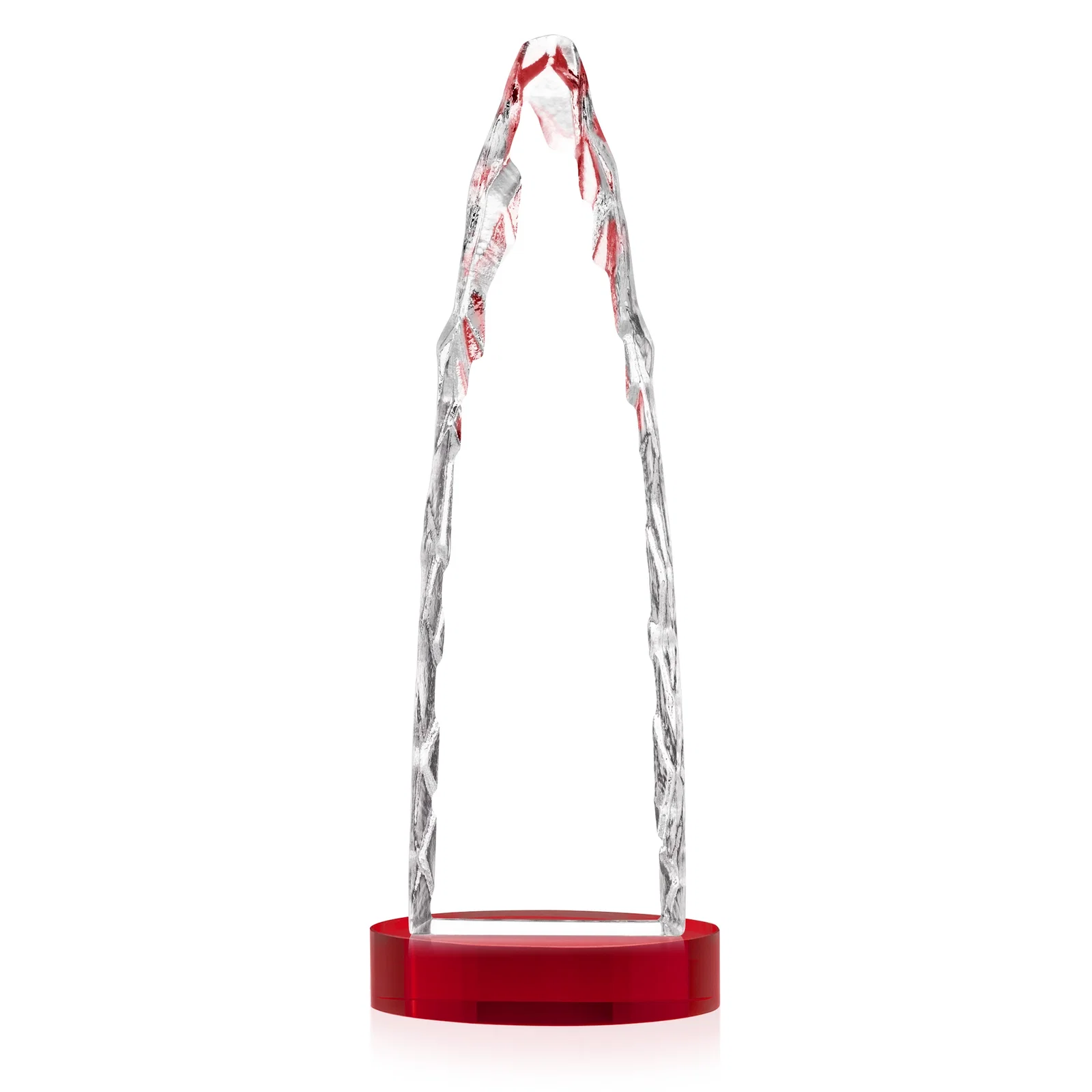 Customized Optical Crystal Tower Award with a Sheared Iceberg Silhouette, awards, with your logo for employee recognition