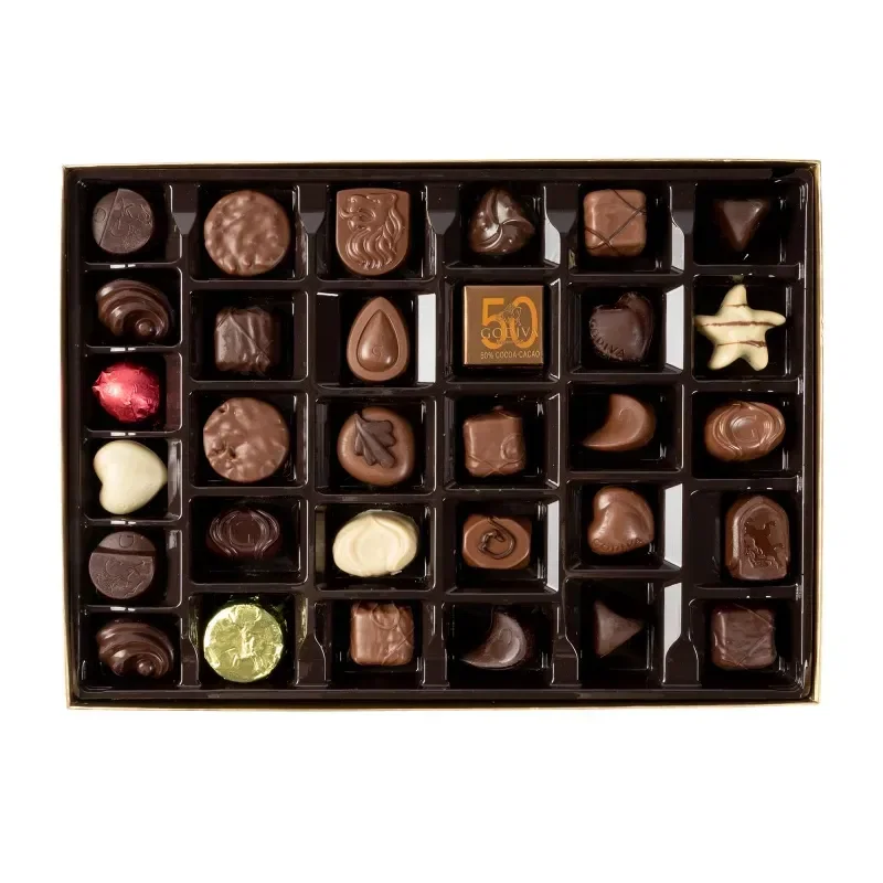 Godiva Ballotin Gold 36 Piece Assortment Box — view 4