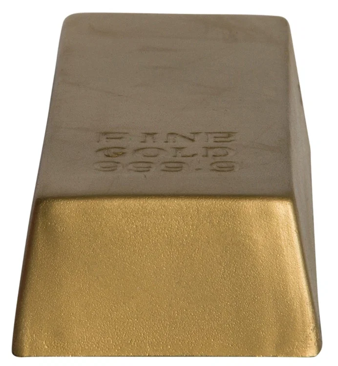 Customized Gold Bar Stress Reliever — view 7