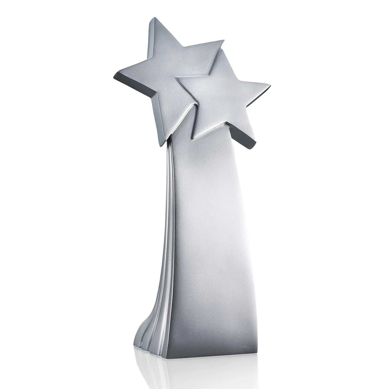 Custom Star Resin Award - Gold/Silver Finish with Colorfill — view 4