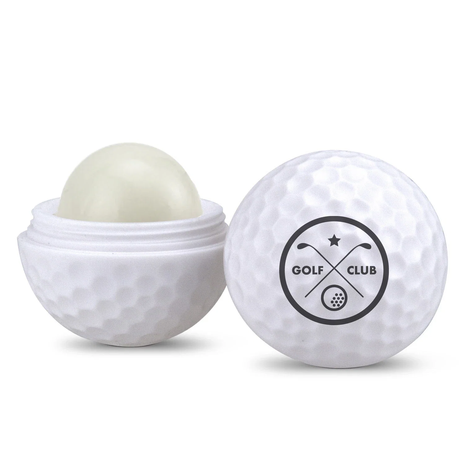 Golf Ball Shaped Lip Moisturizer Container — view 2