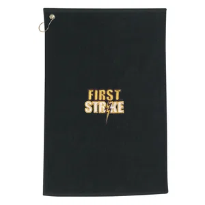 Hook & Grommet Cotton Golf Towel