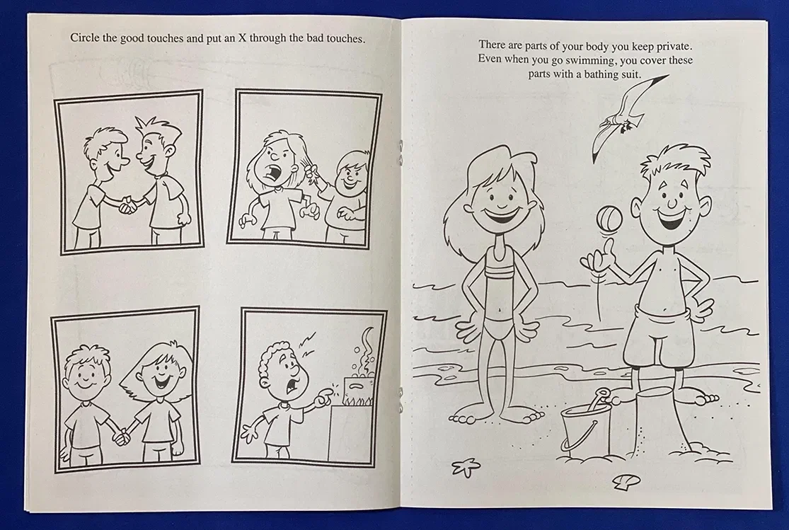 Good Touch Bad Touch Coloring Book — view 2