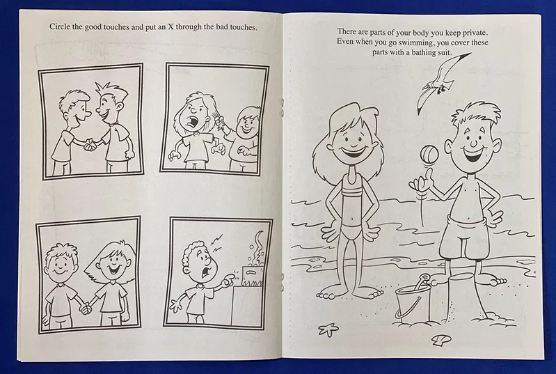 Good Touch Bad Touch Coloring Book — view 2