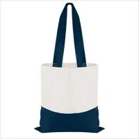 Good Value™ Cotton Colored Accent Flat Tote — view 5