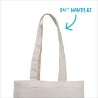 Good Value™ Natural Magazine Economy Tote — view 2