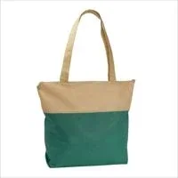Good Value™ Poly Pro Two-Tone Zippered Tote — view 3