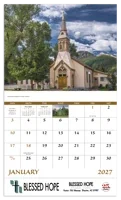Good Value™ Scenic Churches - Stapled Calendar — view 3