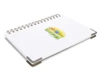 Good Value™ Woven Paper Hardback With Metal Accents Notebook — view 2