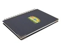Good Value™ Woven Paper Hardback With Metal Accents Notebook — view 5