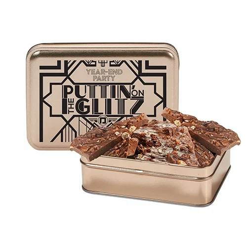 Gourmet Chocolate Bark Rectangle Gift Tins — view 10