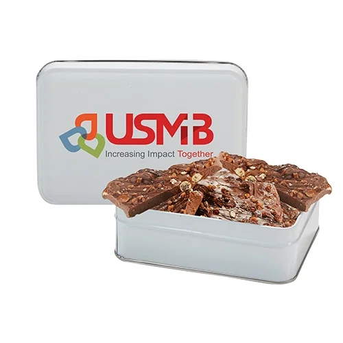 Gourmet Chocolate Bark Rectangle Gift Tins — view 12