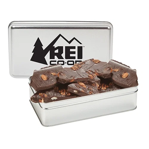 Gourmet Chocolate Bark Rectangle Gift Tins — view 26